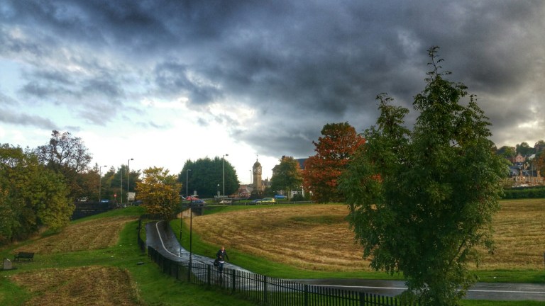 Bridge tower Customs roundabout.jpeg