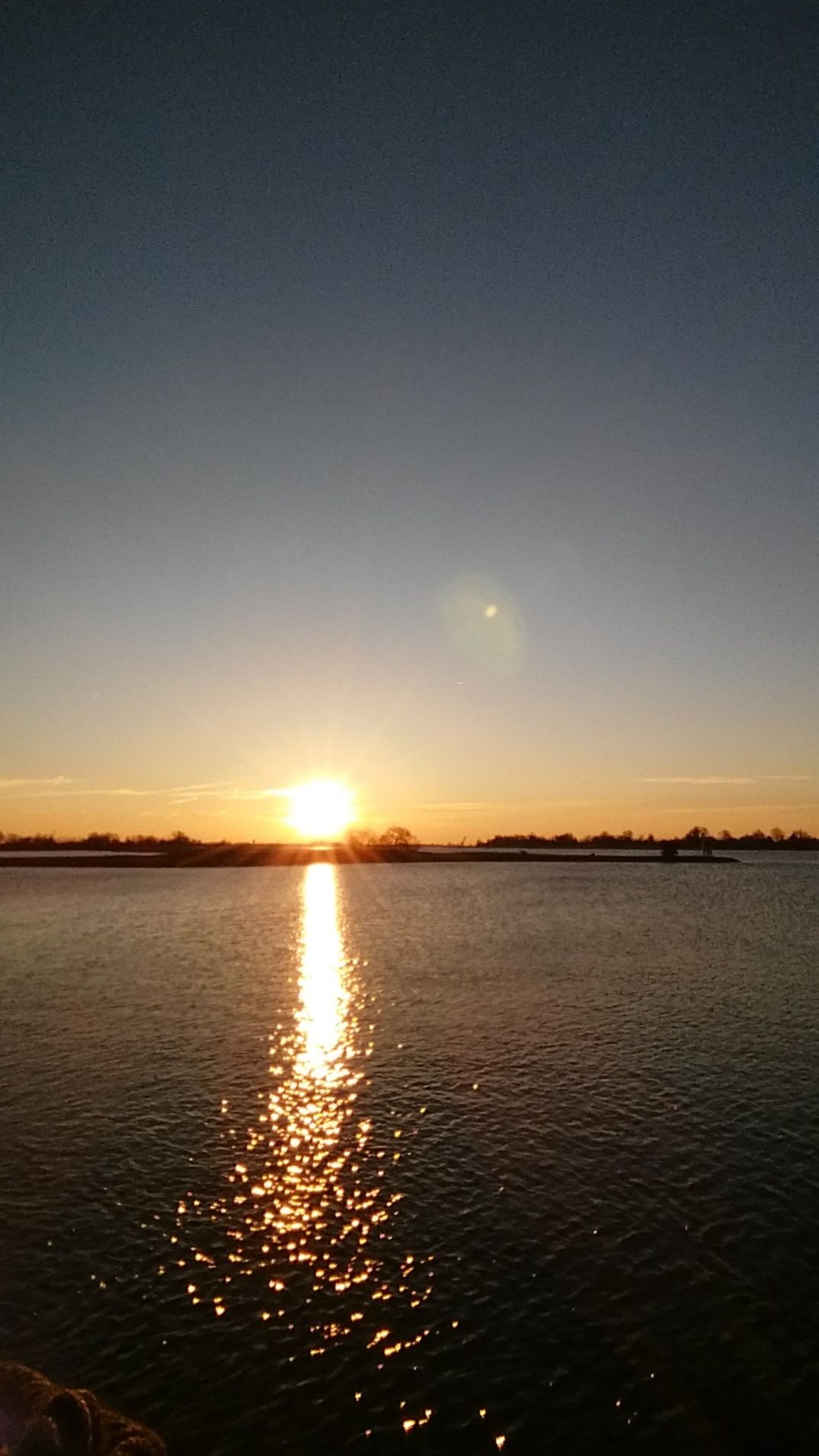Sunrise near Kedichem Holland